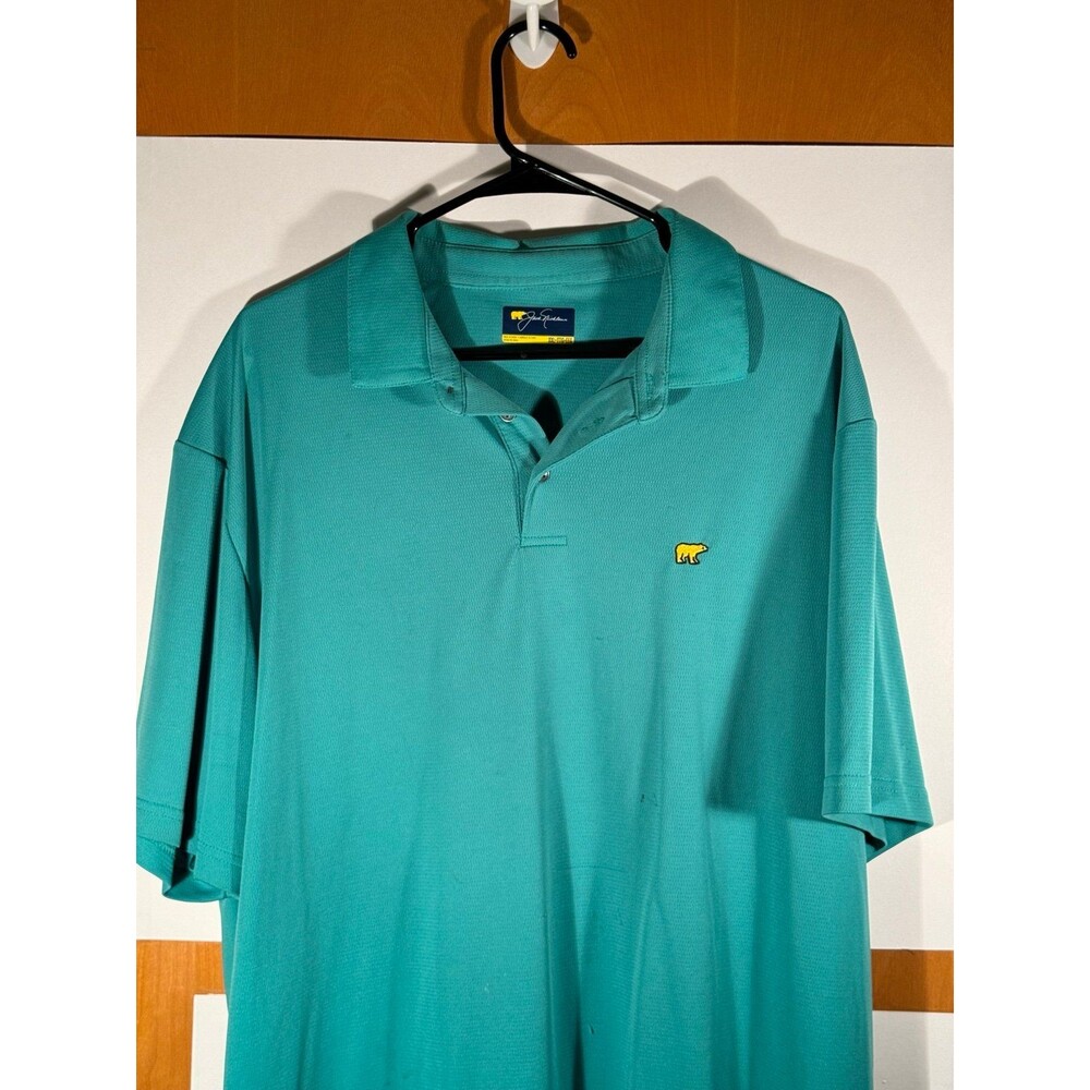 Jack Nicklaus Green Polo Golf Athletic Shirt‎ XXL - Picture 2 of 8